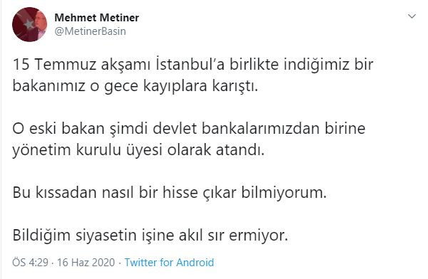 AKP'li Mehmet Metiner'den AKP'yi karıştıracak iddia! - Resim: 1