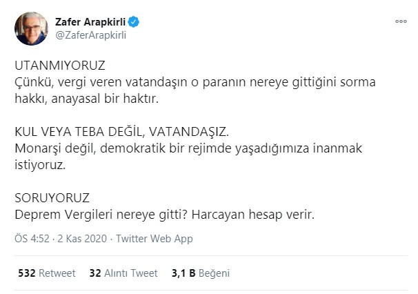 Fatih Portakal'dan deprem vergileri nerede sorusu - Resim: 2