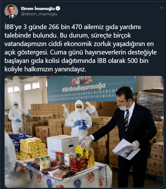 3 günde 266 bin 470 aile İBB'den yardım talep etti - Resim: 2