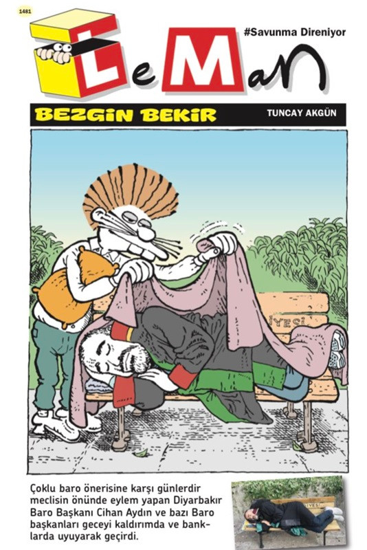LeMan'dan çoklu baro kapağı: Her yer Erdoğan! - Resim: 1
