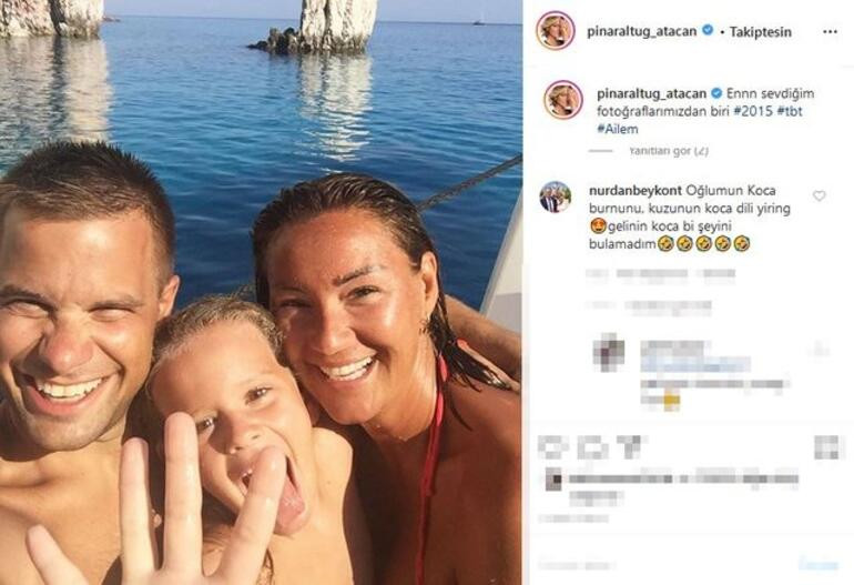 Pınar Altuğ'un paylaşımına kayınvalidesinden yorum geldi! - Resim: 1