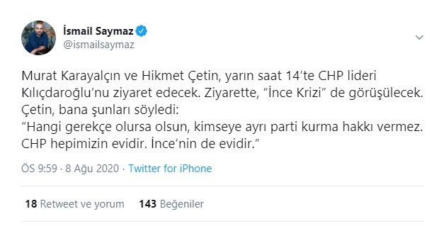 Karayalçın ve Çetin, Kılıçdaroğlu'yla İnce krizini görüşecek - Resim: 1
