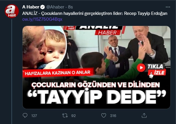 A Haber'den Dikkat Çeken Tayyip Dede Operasyonu - Resim: 1