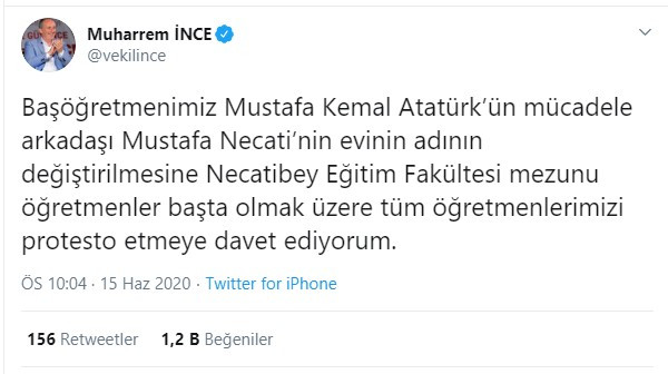 Muharrem İnce'den flaş protesto çağrısı - Resim: 1