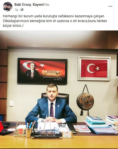 MHP'li vekil isim vermeden AKP'yi hedef aldı: O eli kırarız! - Resim: 1