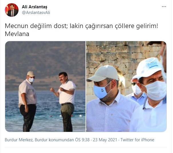 Burdur Valisi'nden Tuhaf Erkam Yıldırım Paylaşımı - Resim: 1