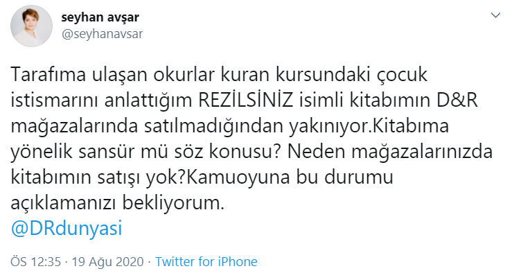 D&R Cumhuriyet muhabiri Seyhan Avşar'ın kitabına sansür mü uyguluyor? - Resim: 1