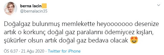 Berna Laçin: Şükürler olsun artık doğal gaz bedava olacak - Resim: 1