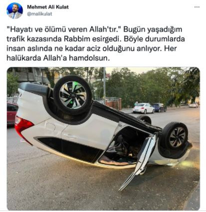 MAK Araştırma'nın Sahibi Mehmet Ali Kulat Trafik Kazası Geçirdi - Resim: 1