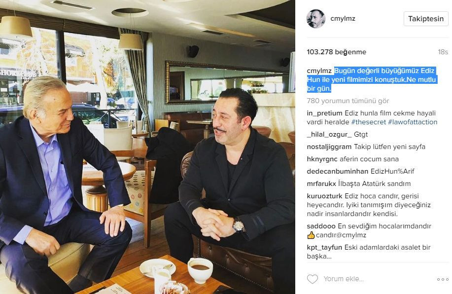 Cem Yılmaz açıkladı! Yeşilçam'ın usta ismi yeni filminde oynayacak! - Resim: 1