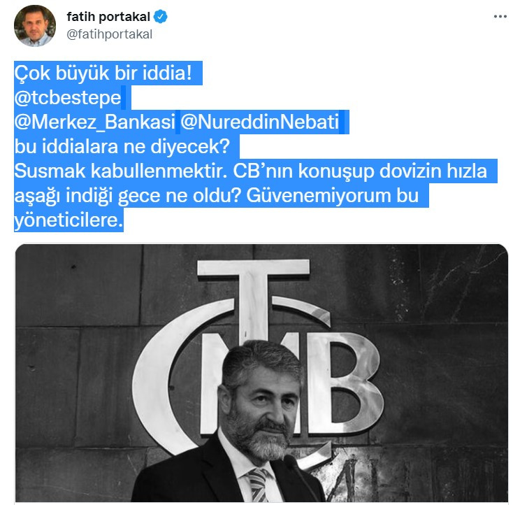 Fatih Portakal O İddiayı Nebati'ye Sordu: Susmak Kabullenmektir - Resim: 1