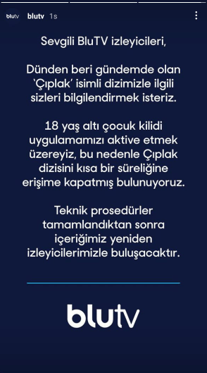 BluTV'den Çıplak dizisi hakkında flaş açıklama - Resim: 1