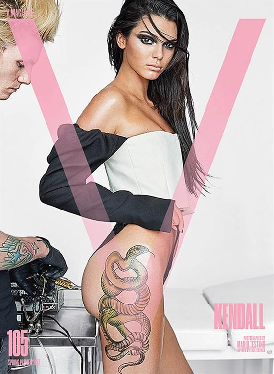 Kendall Jenner'ın dövmesi olay oldu! - Resim: 1