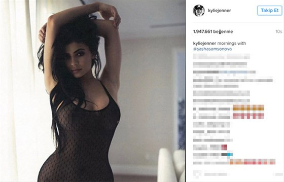 Kylie Jenner'ın paylaşımı rekor kırdı - Resim: 1