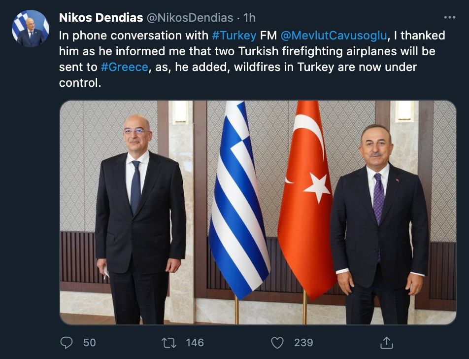 Türkiye, Yunanistan'a 2 Adet Söndürme Uçağı Gönderecek! - Resim: 1