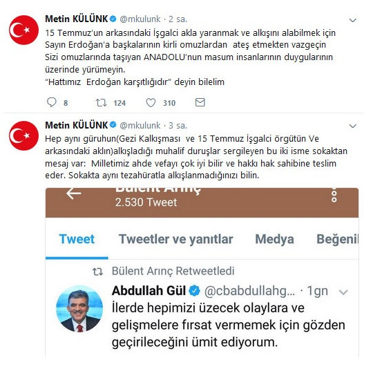 Abdullah Gül'e AKP'den en sert yanıt: Erdoğan'a ateş etmekten vazgeçin - Resim: 2