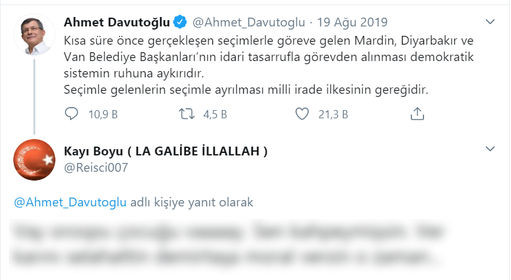 Bu kez de Davutoğlu'nun eşi Sare Hanıma ahlaksız saldırı - Resim: 1