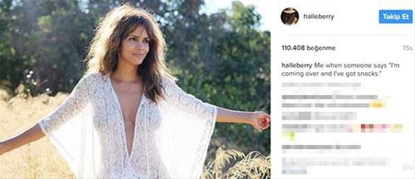 Halle Berry sosyal medyayı resmen salladı! - Resim: 1