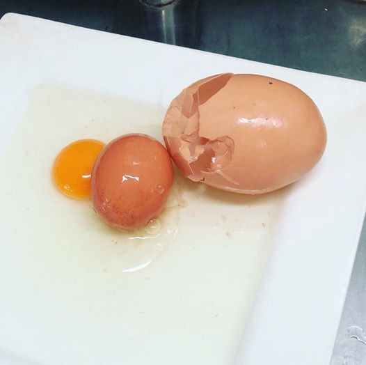 176 gramlık yumurtayı kırdıklarında şaşkına döndüler - Resim: 1