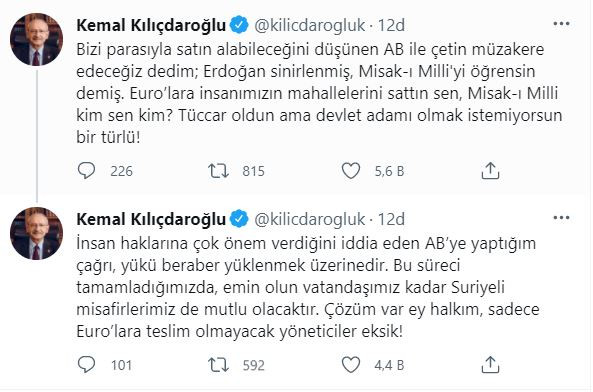 Kılıçdaroğlu'ndan Erdoğan'a Yanıt: Tüccar Oldun ama Devlet Adamı Olmak İstemiyorsun - Resim: 1