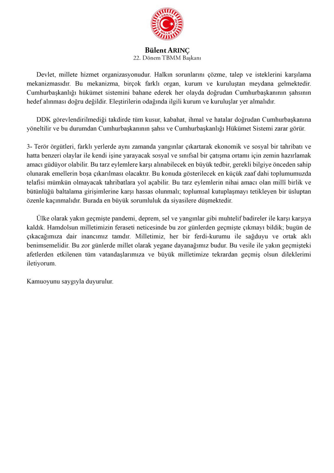 Bülent Arınç: İletişim Kazaları Sonucu Cumhurbaşkanına Eleştiriler Artmıştır - Resim: 2
