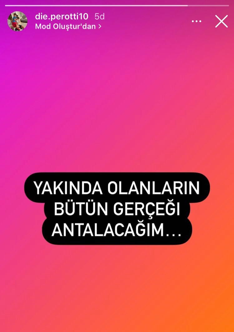 Sözleşmesi Feshedilen Perotti'den Fenerbahçe'ye Gönderme! - Resim: 2