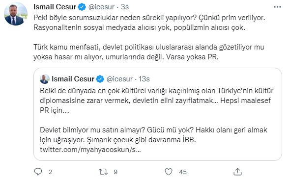 Erdoğan'ın Danışmanından İBB'ye Şımarık Çocuk Benzetmesi - Resim: 2