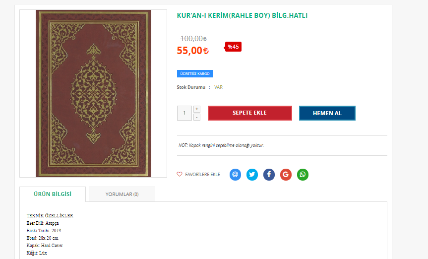 Diyanet'in Görme Engelliler için Hazırladığı Kuran 1400 TL! - Resim: 2