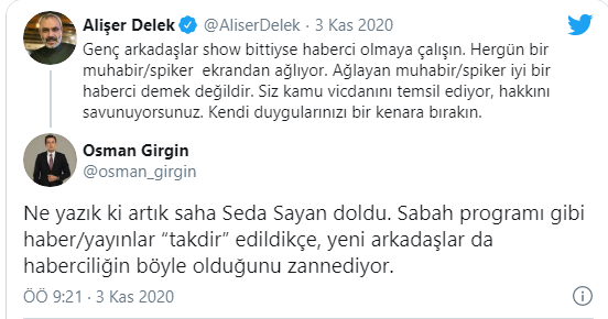 Medyada ilginç tartışma: Ekranlarda ağlamayı bırakın, habercilik yapın.. - Resim: 1