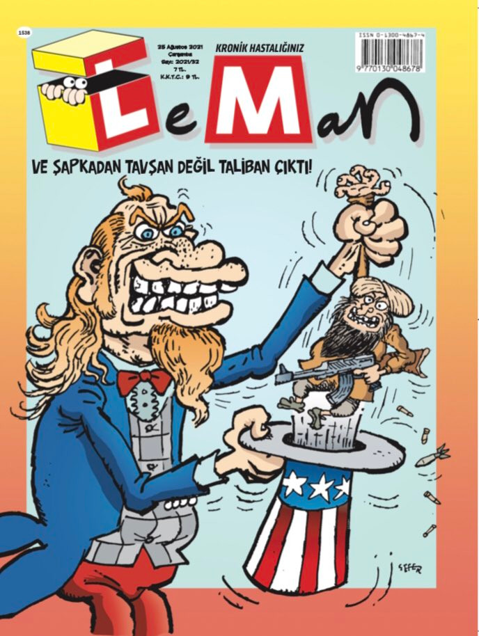 Leman'dan Dikkat Çeken Taliban Kapağı - Resim: 1