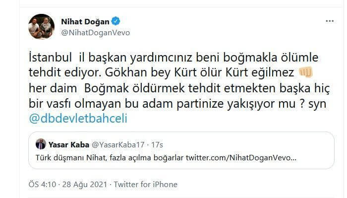 Nihat Doğan'a MHP'li İsimden Ağır Sözler: Ülkücü Gereğini Yapar! - Resim: 1