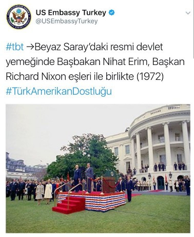 ABD Elçiliği'nin tuhaf Nihat Erim mesajı! Bayram değil, seyran değil... - Resim: 1