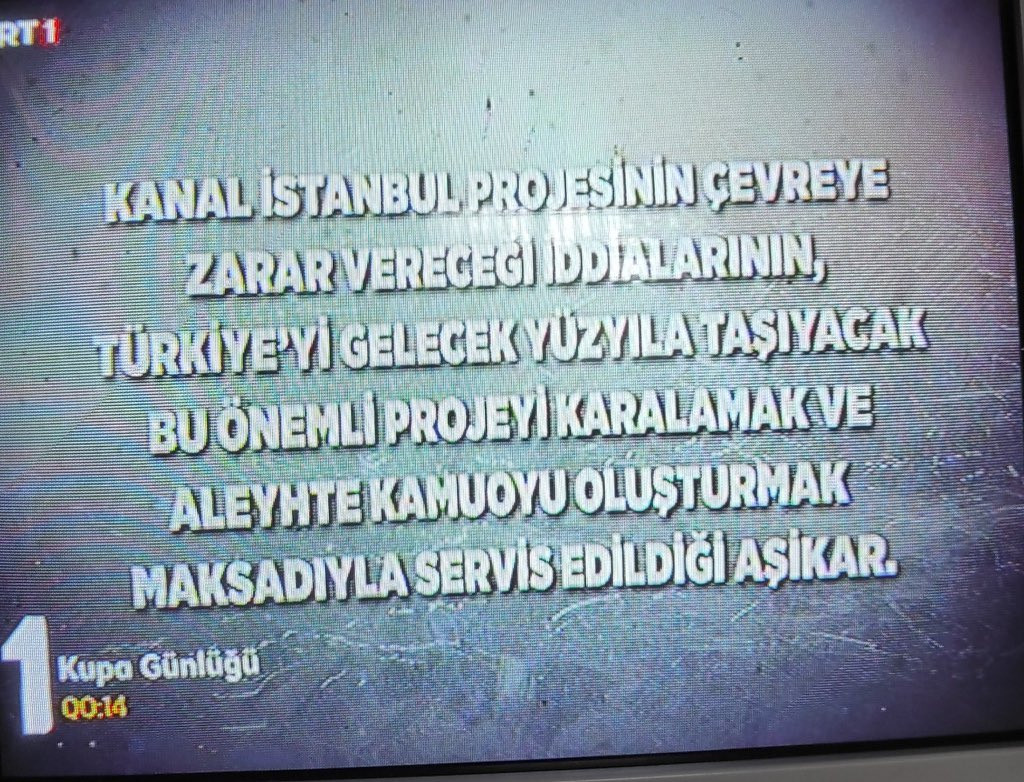 TRT'den Milli Maç Öncesi Kanal İstanbul Propagandası! - Resim: 1