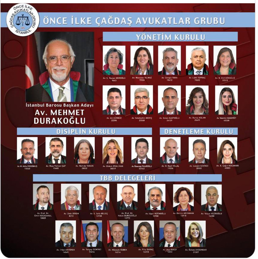 İstanbul Barosu Başkanlığı'nı Yeniden Mehmet Durakoğlu Kazandı - Resim: 1