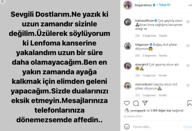 Arka Sokaklar Oyuncusu Boğaç Aksoy Lenfoma Kanserine Yakalandığını Duyurdu - Resim: 1