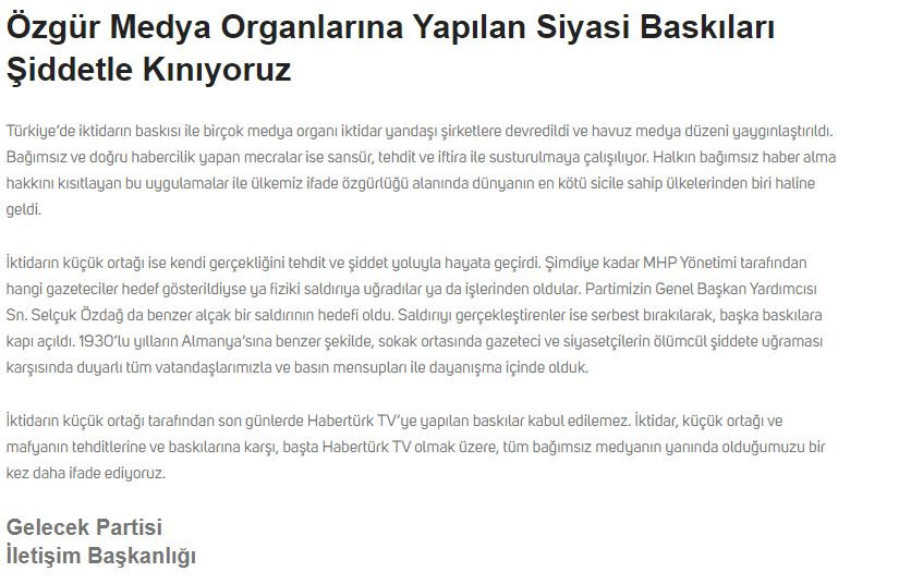 MHP Karşısında Diz Çöken Habertürk'e Davutoğlu Niye Destek Verdi? - Resim: 1