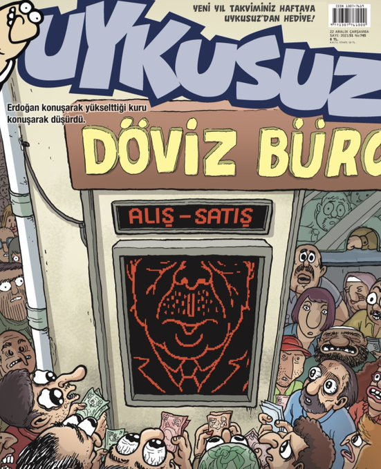 Uykusuz'dan Erdoğan Göndermeli Döviz Kapağı - Resim: 1