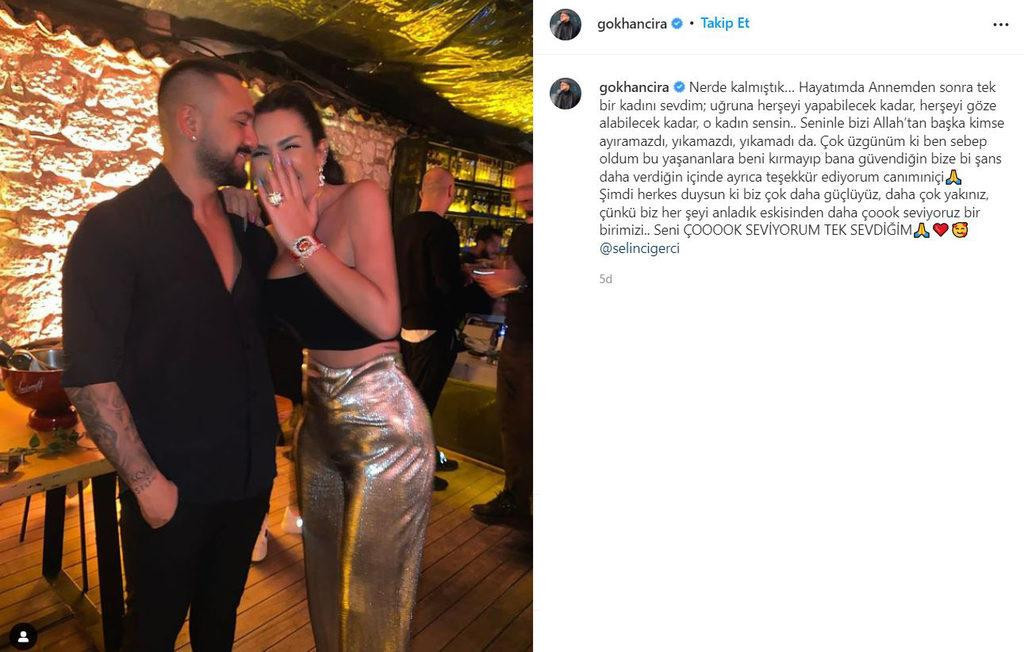 Selin Ciğerci ve Gökhan Çıra Barıştı! Nerede Kalmıştık? - Resim: 1