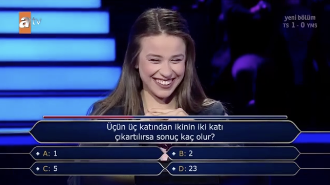Milyoner'de Yarışmacının Elendiği Soru Herkesi Şaşırttı - Resim: 1