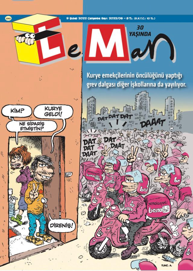 LeMan'dan Kuryelerin Direnişine Destek - Resim: 1