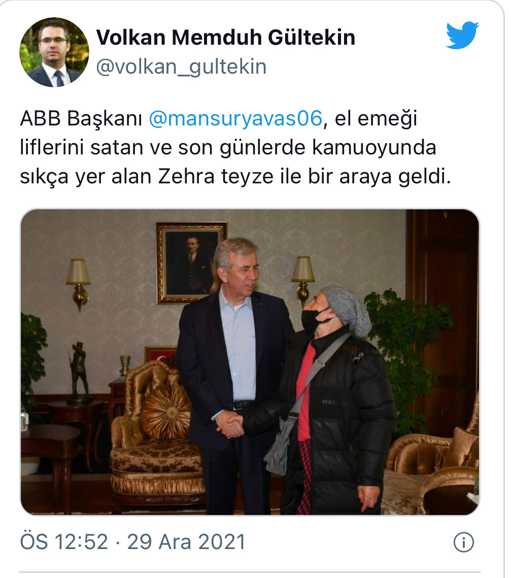 Mansur Yavaş Che'nin Halası Zehra Canan ile Görüştü - Resim: 1