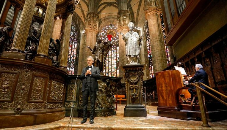 35 Milyon izlenen Bocelli konserinin perde arkası - Resim: 1