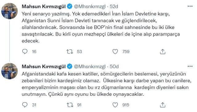 Mahsun Kırmızıgül'den Sert Taliban Çıkışı: Kafa Kesenler Kardeşimiz Olamaz - Resim: 1