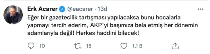 Altaylı'nın Yazısı Erk Acarer'i Çileden Çıkarttı: Yeter Lan Artık! - Resim: 3