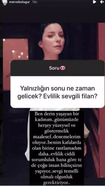 Merve Boluğur'dan Evlilik Sorusuna Yanıt: Murat Dalkılıç'a Gönderme mi Yaptı? - Resim: 1
