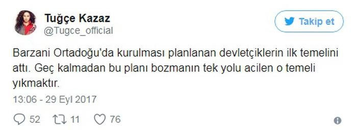 Barzani şimdi bitti! Tuğçe Kazaz o konuya da el attı - Resim: 1