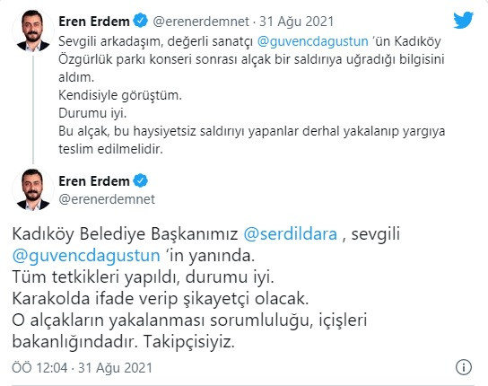 Güvenç Dağüstün'e Konser Sonrası Saldırı: Vurun Vurun Diye... - Resim: 1
