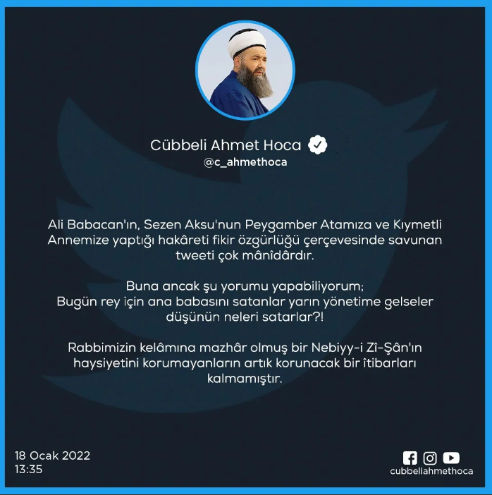 Cübbeli'den Ali Babacan'a: Bugün Rey İçin Anasını Babasını Satanlar - Resim: 1