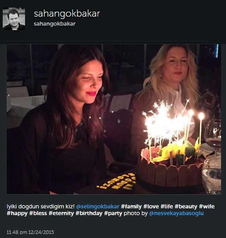 Şahan'dan eşine duygusal mesaj - Resim: 1