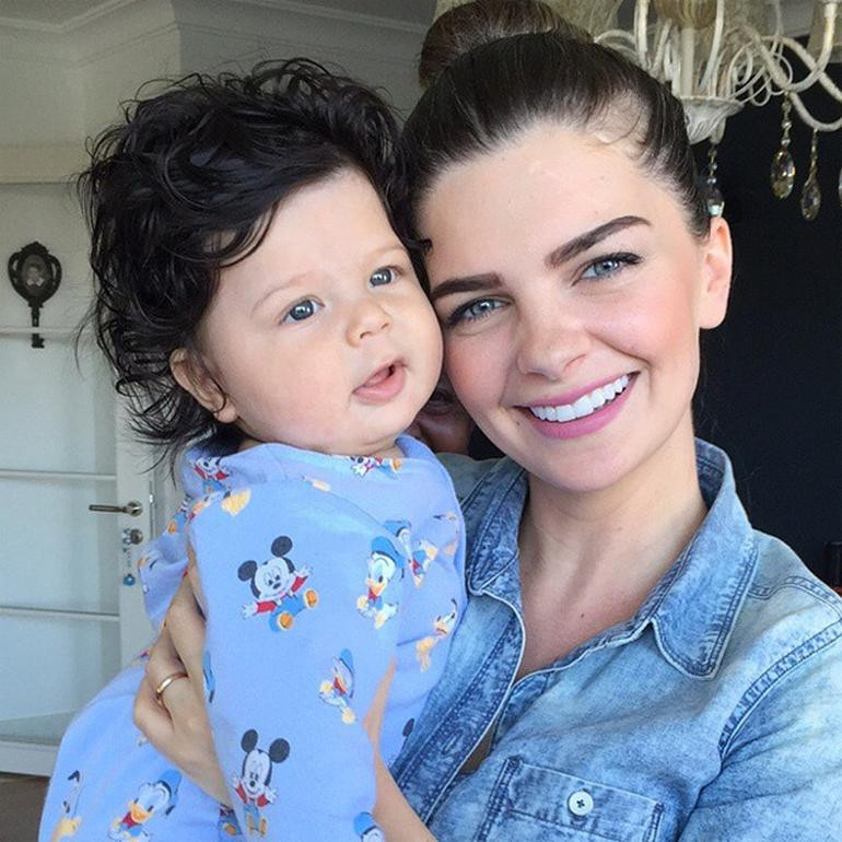 Pelin Karahan'ın oğlu 1 yaşında - Resim: 1